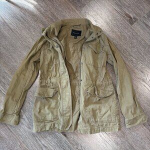 Banana Republic Women Utility Jacket Olive Green Size XS